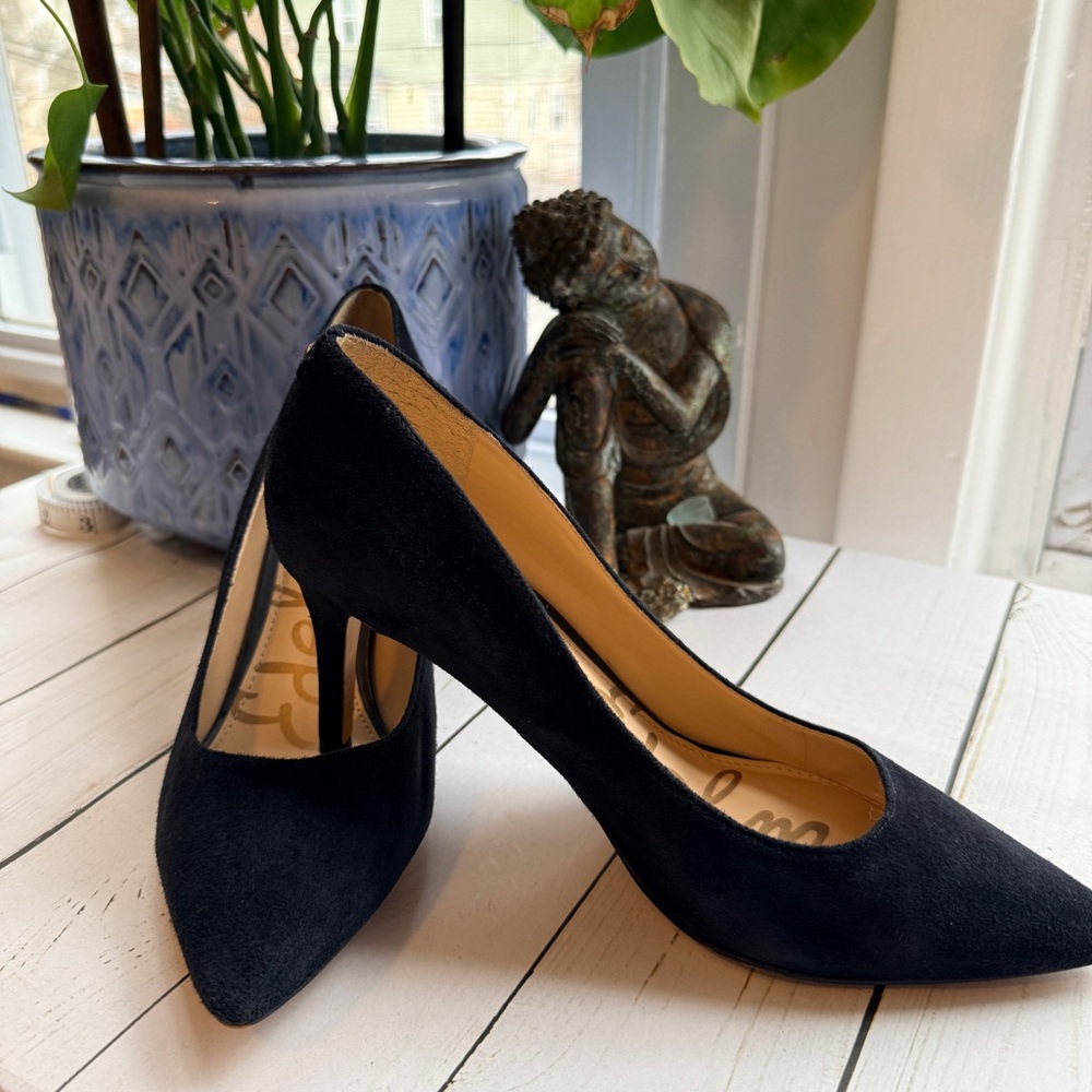 Sam Edelman | Black Suede Heels, 3”